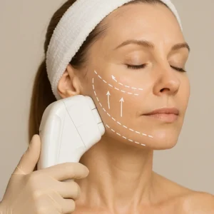 Woman having HI-FU to reduce wrinkles call LA LIPO Altrincham Now!