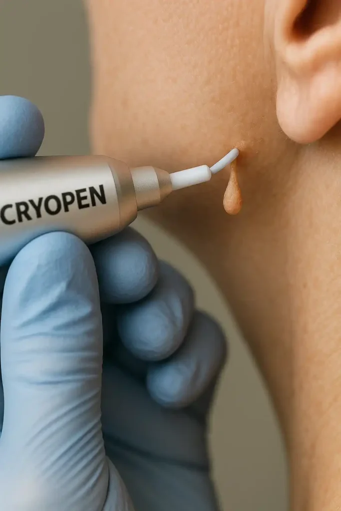 Cryopen for skin tags removal Altrincham speak to our team today!