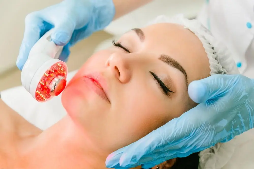woman having non-surgical Morph8 treatment Altrincham
