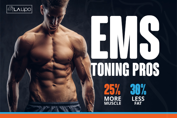 Image of man with sculpted stomach showing the fat loss and muscle gain of LA-EMS Body Sculpting Treatment Altrincham